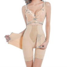PARK(XXL-BEIGE)Luiwoon Shapewear Naisten Tummy Control Korkeavyötäröinen Power Short Body Shaper Tummy
