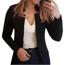 PARK (S-schwarz) 2023 herbst Winter Neue Stil Frauen Kleidung Kleine Anzug Einfarbig Strickjacke