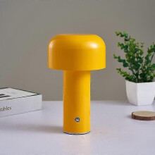 PARK (gelb) 1800 mAh USB-Lade-Touch Dreifarbige italienische LED-Bar-Restaurant-Tischlampe Nachttischlampe