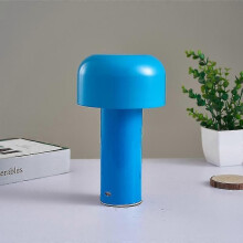 PARK (blau) 1800 mAh USB-Lade-Touch Dreifarbige italienische LED-Bar-Restaurant-Tischlampe Nachttischlampe