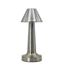 PARK (Silber) 1800 Ma USB-Lade-LED-Tischlampe Touch Sensor Schreibtischleuchte Schlafzimmer Restaurant