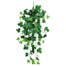 PARK (blanco) 1 pieza de flores artificiales realistas Diy 9 tenedores decoración de pared simulación