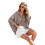 PARK(M-grau)Damen Bikini Bluse V-Ausschnitt Strandshirt 2