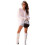 PARK(S-weiß)Damen Bikini Bluse V-Ausschnitt Strandshirt 2