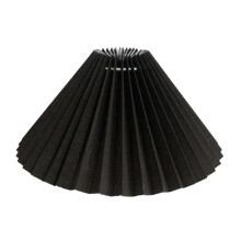 PARK (Schwarz) Plissee Lampenschirm E27 Licht Abdeckung Japanischen Stil Stoff Tisch Lampe Decke Dekor