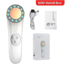 PARK (Gold ohne Box) 7-in-1-Gesichtslifting-Maschine Ems-Mikrostrom-galvanisches Gesichtsmassagegerät