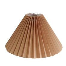 PARK (Khaki) Plissee Lampenschirm E27 Licht Abdeckung Japanischen Stil Stoff Tisch Lampe Decke Dekor