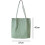 PARK (verde) Borsa in velluto a coste, borsa a tracolla versatile 3