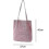 PARK(rosa)Borsa in velluto a coste, borsa a tracolla versatile 3