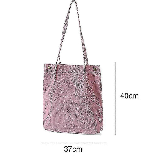 PARK(rosa)Borsa in velluto a coste, borsa a tracolla versatile 2