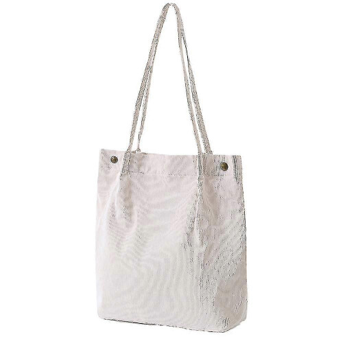 PARK (bianco riso) Borsa in velluto a coste, borsa a tracolla versatile 1