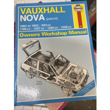 used Haynes Workshop Manual 909 Vauxhall Nova Petrol 1983