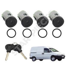 Juego de 4 cerraduras de puerta para Evasion, Jumpy 1, Peugeot 806, Expert 1, Fiat Scudo, Ulysse, Zeta