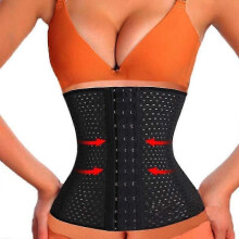 PARK (L-Nero) Corsetto modellante da donna, cintura dimagrante per pancia post-parto, body building