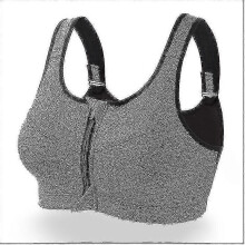 PARK (4XL-Gris) Soutien-gorge de sport pour femme, soutien-gorge de sport pour entraînement, non rembourré