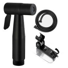 PARK (Schwarze Toiletten-Sprühpistole) Hand-Bidet-Sprühgerät, Einstellbarer Toiletten-Wasserdruck, Mit