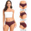 PARK(S-Scuro) Intimo da donna, mutandine in pizzo di cotone, morbide mutandine bikini comode, elasticizzate, 1