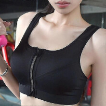 PARK (XL-Noir) Soutien-gorge de sport pour femme, soutien-gorge de sport pour entraînement, non rembourré