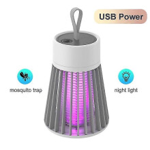 PARK (Grau USB-Stromversorgung) Elektronische Mückenvernichterlampe, tragbar, strahlungslos, über USB