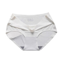 PARK (XXL-Weiß) Stretch-Damen-Slip, exquisite Verarbeitung, Eisseide, mittelhohe Damen-Unterhose
