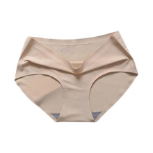 PARK (L-Hautfarbe) Stretch-Damen-Slip, exquisite Verarbeitung, Eisseide, mittelhohe Damen-Unterhose