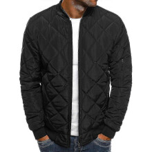 PARK (XXXL-schwarz) Herren Steppjacke mit Steppung, gepolstert, Bomberjacke, Oberbekleidung