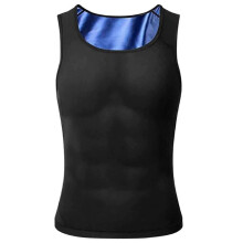 PARK (S M) Herren Gynäkomastie Kompresse Tank Top Männer Abnehmen Body Shaper Sauna Shirt