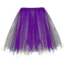 PARK (morado) Falda tutú para mujer, estilo vintage, para ballet, baile, cosplay, fiesta, tul elástico