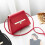 PARK (Rosso) Borsa da donna alla moda, leggera, con tracolla, borsa a tracolla 1