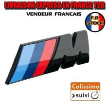 PARKBMW M Sport Gloss Black Trunk Logo Badge 73mm Emblema per bagagliaio Serie 1 2 3 4 5