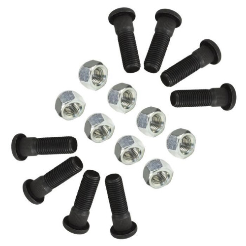 PARKPack da 8 M12 x 1,5 per perni e dadi ruota da 100 mm per mozzi rimorchio PCD