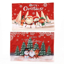 PARKChristmas Tischsets Hitzebeständige Tischsets Weihnachts-Esstisch-Heimdekoration Weihnachtsschmuck