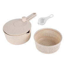 Colador secador de frutas y verduras PARKSalad Spinner, tamiz manual para lavar arroz y verduras, herramienta