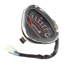 PARKMotorrad-Messgerät, Kilometerzähler, Hintergrundbeleuchtung, LCD-Digitalanzeige, Instrument für