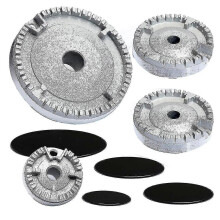 PARKCooker Hut-Set, Herddeckel aufgerüstet, Gasherd-Kronendeckel, Gasdeckel passt auf Gasherdbrenner