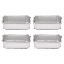 PARK4pcs Aluminiumlegierung Kastenform Rechteckige Antihaft-Brotform Brotlaibpfannen Backwerkzeuge KitchenAM