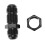 PARKAN8 Conector de mamparo recto macho a macho grande con tuerca 1
