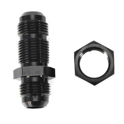 PARKAN8 Conector de mamparo recto macho a macho grande con tuerca
