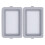 PARK2PCS Staubsaugerfilter ABS Staubsaugerfilter Ersatzset passend für B5D 2