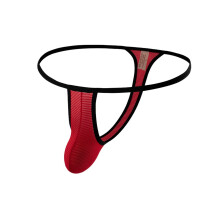 Men's Underwear Cotton Briefs L Size Red Sexy Breathable Underwear for Comfort and Style