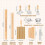 Pasta Tool Set with Wood Thread, Rolling Pin, Dough Scraper, Gnocchi Board and Dumpling Maker for Kitchen Cooking 4
