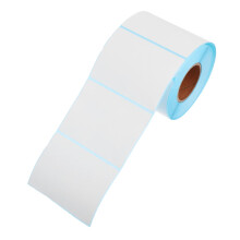 Thermal Label Printer Sticker Labels 1 Roll Removable Matte Transparent Paper Tape Compatible with Label Holders
