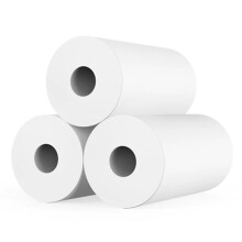 Instant Printing Paper for Kids Camera - 3 Rolls, 80 Photos Per Roll, White, 9 x 5 cm, Compatible with Most Instant Cameras
