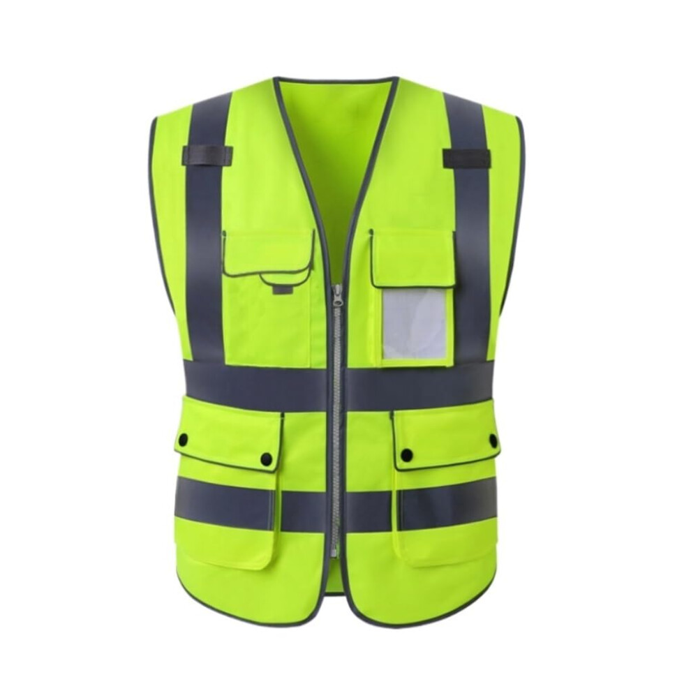 Reflective Vest For Men And Women - Safety Vest For Road Traffic And Construction, One Size, Yellow 6447073021718