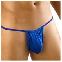 Men's Christmas Underwear Sexy Comfortable Low Waist Lingerie Set Red String Sports Swimsuit Size M Blue