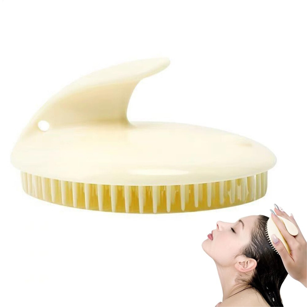 Shampoo Brush Scalp Massager â Waterproof Manual Scalp Exfoliating Comb with Soft Bristles for Dandruff Relief and Relaxation