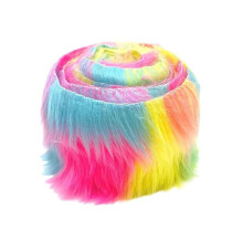 Artificial Fur Fabric for Crafting, Soft Faux Fur Material for Home Decorations, 60 Inches Wide, Various Colors