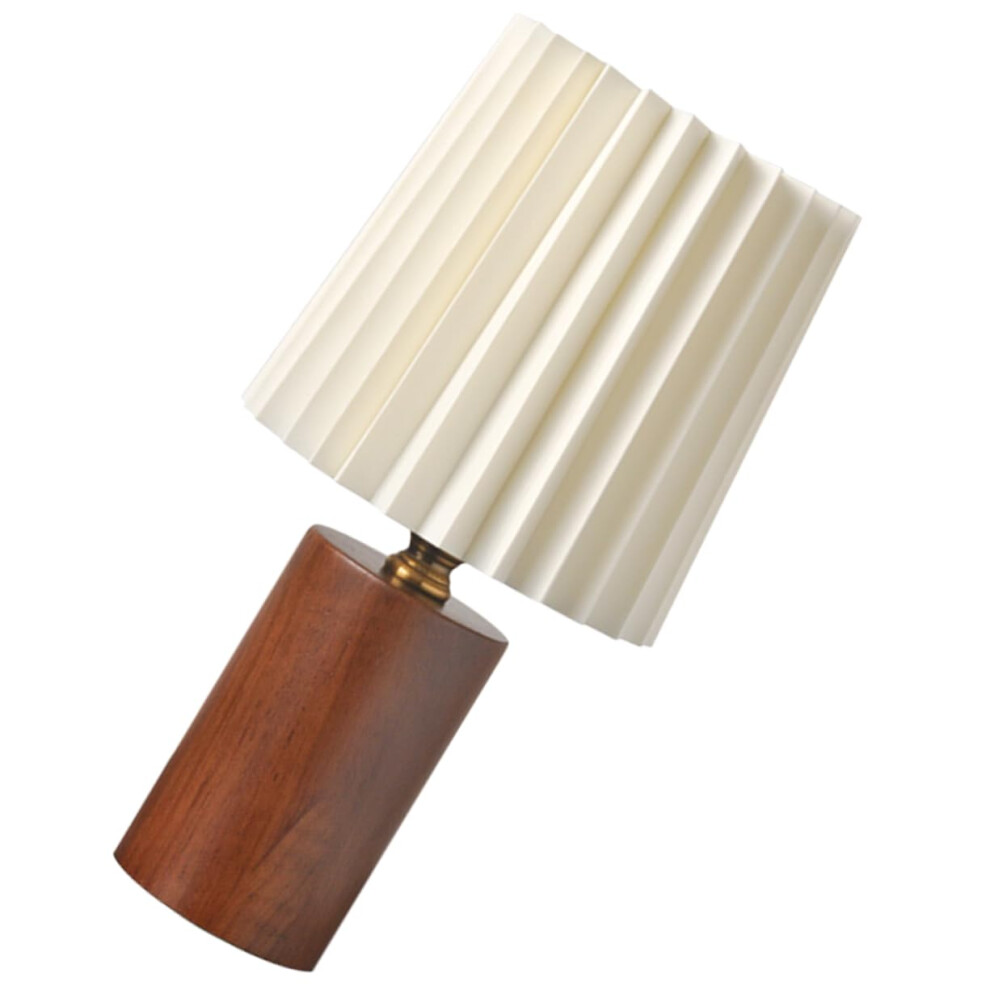 Aesthetic Bedside Lamp Rechargeable Pleated Desk Lamp for Bedroom, Modern Home Decor, USB Charging, Warm White Light-image-OPC-PK28PYP-NEW