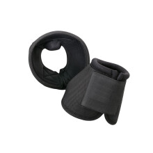 Reliable Shock Absorbent Hoof Bells for Equestrian Enthusiasts - Size S, Color Black, Durable Material