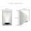 600W Automatic Electric Heater Wind Hand Dryer Machine EU Plug 5